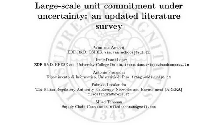 An Updated Survey Of Algorithmic Approaches To Unit Commitment Problems Under Uncertainty